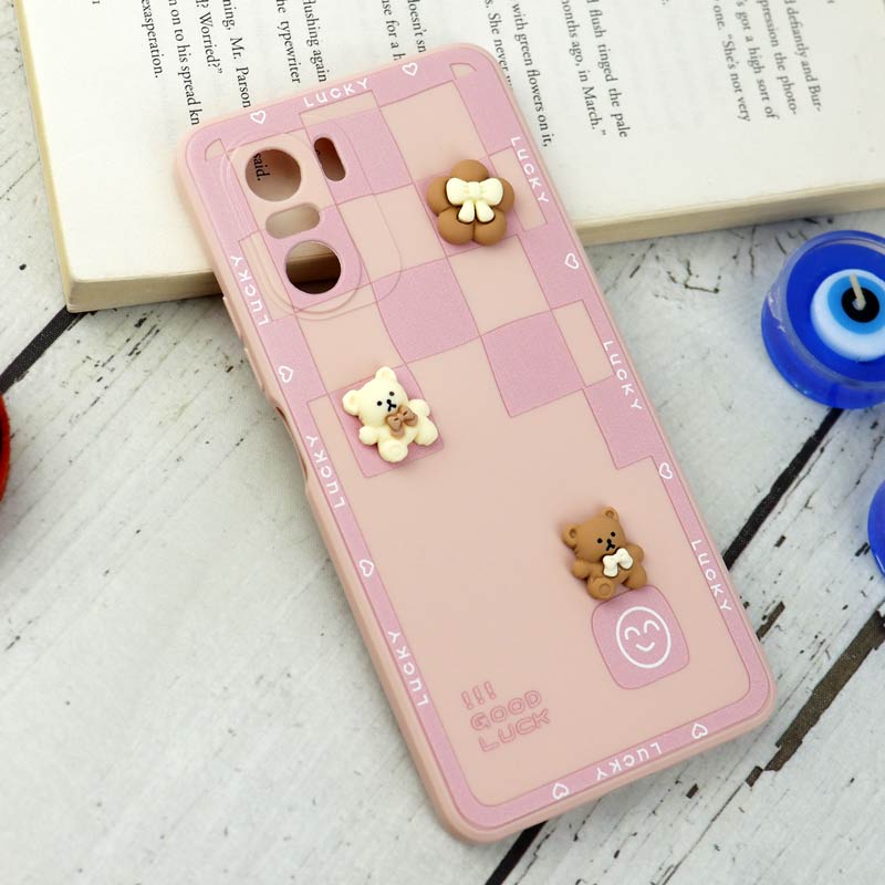 قاب سیلیکونی عروسکی محافظ لنزدار Xiaomi Poco F3