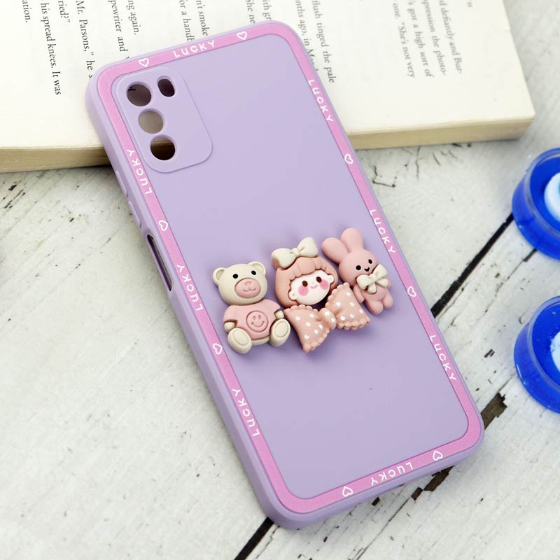 قاب سیلیکونی عروسکی محافظ لنزدار Xiaomi Poco M3
