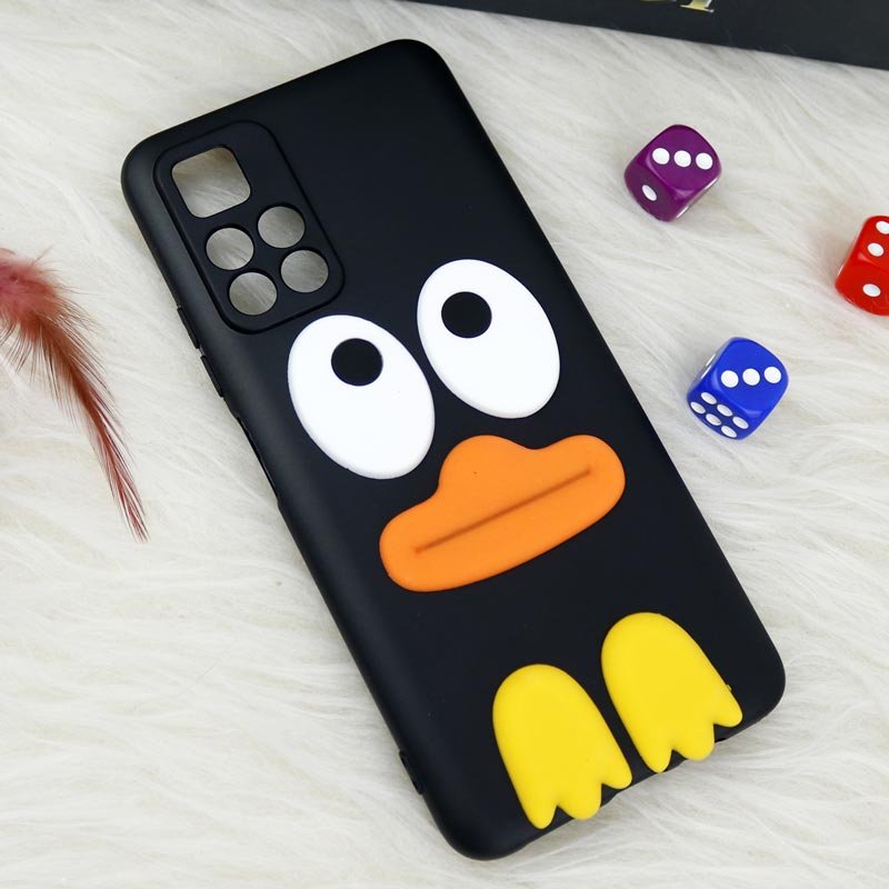 قاب سیلیکونی اردک مشکی Xiaomi Poco M4 Pro