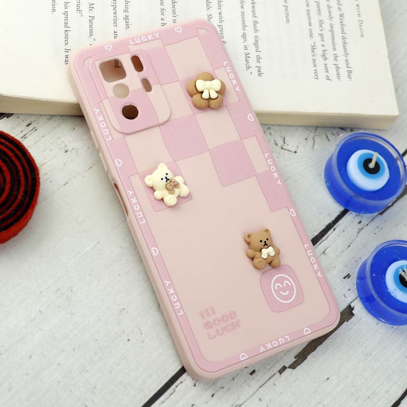 قاب سیلیکونی عروسکی محافظ لنزدار Xiaomi Poco X3 GT