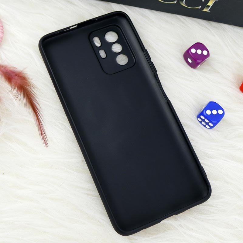 قاب سیلیکونی اردک مشکی محافظ لنزدار Xiaomi Poco X3 GT