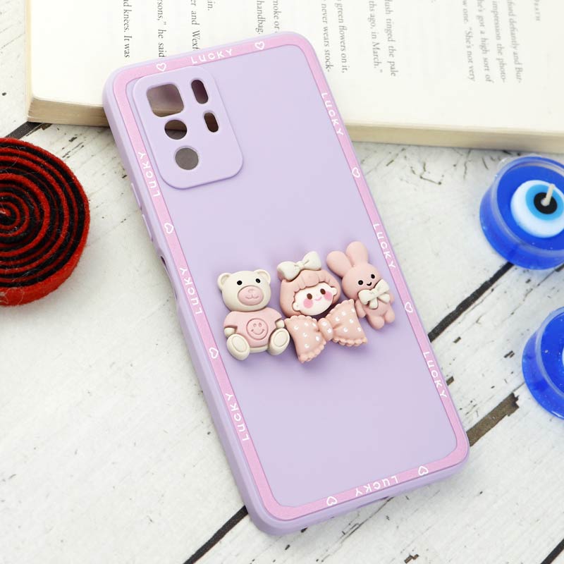 قاب سیلیکونی عروسکی محافظ لنزدار Xiaomi Poco X3 GT
