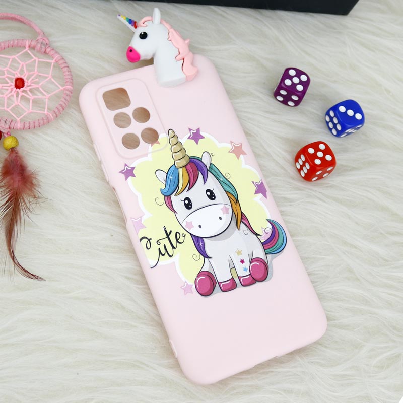 قاب سیلیکونی محافظ لنزدار یونیکورن Xiaomi Redmi 10