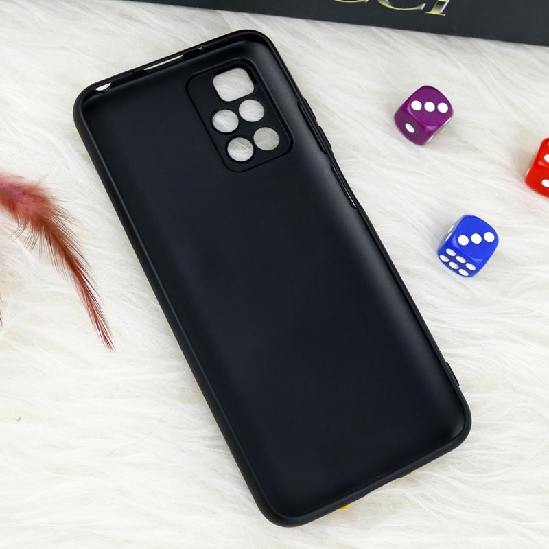 قاب سیلیکونی اردک مشکی محافظ لنزدار Xiaomi Redmi 10