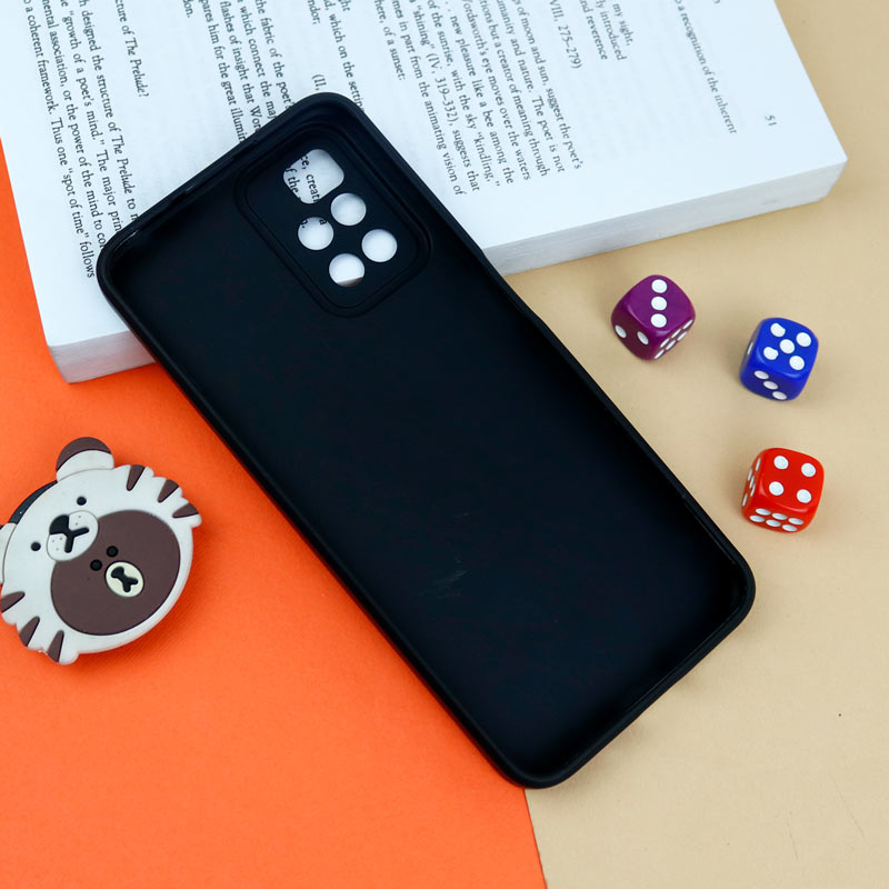 قاب سیلیکونی خرس TED محافظ لنزدار Xiaomi Redmi 10 مشکی