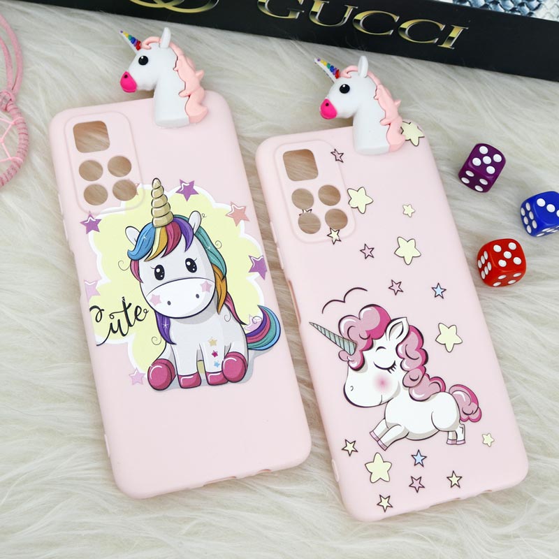 قاب سیلیکونی محافظ لنزدار یونیکورن Xiaomi Redmi 10