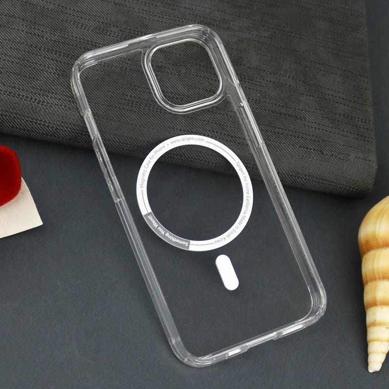 قاب شفاف SPIGEN مگ سیف iPhone 13