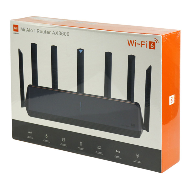 روتر 7 آنتن Xiaomi MiAloT AX3600 ADSL6+ Wifi6 2976Mbps