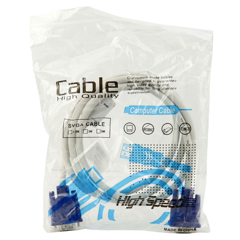 کابل VGA 1.5m پک سلفونی