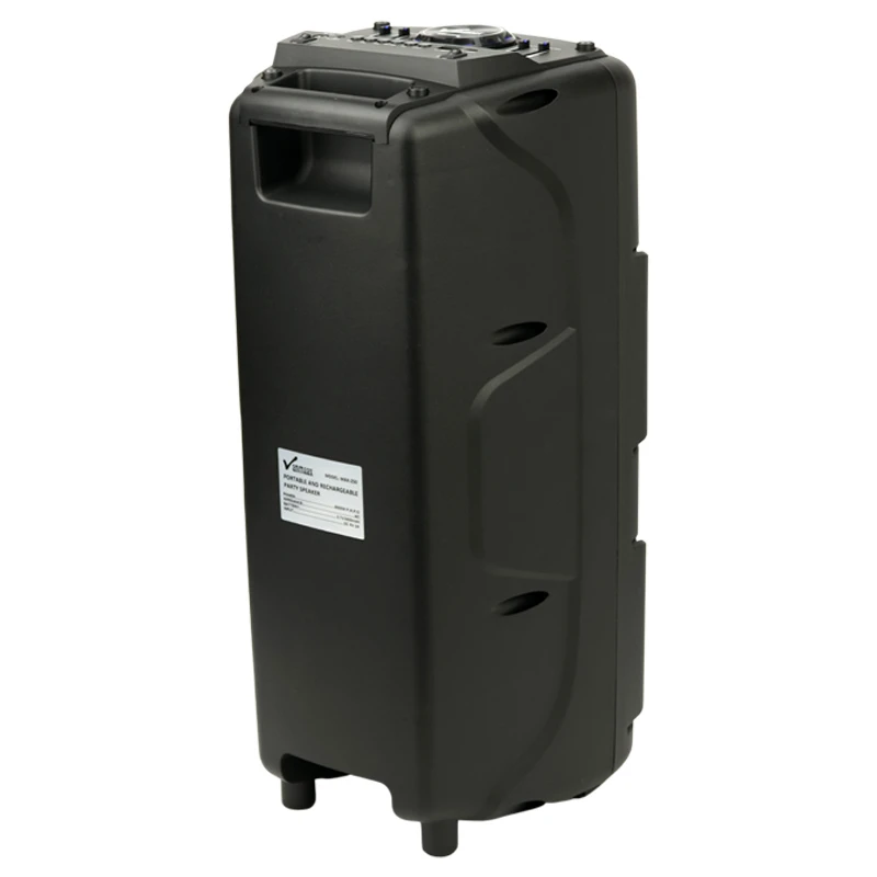 اسپیکر چمدانی بلوتوثی رم و فلش خور Vanmaax MAX-250 + میکروفون و ریموت کنترل