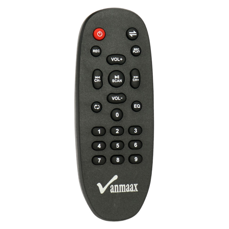 اسپیکر چمدانی بلوتوثی رم و فلش خور Vanmaax MAX-250 + میکروفون و ریموت کنترل