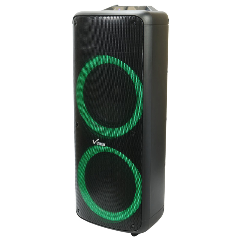 اسپیکر چمدانی بلوتوثی رم و فلش خور Vanmaax MAX-850 + میکروفون و ریموت کنترل
