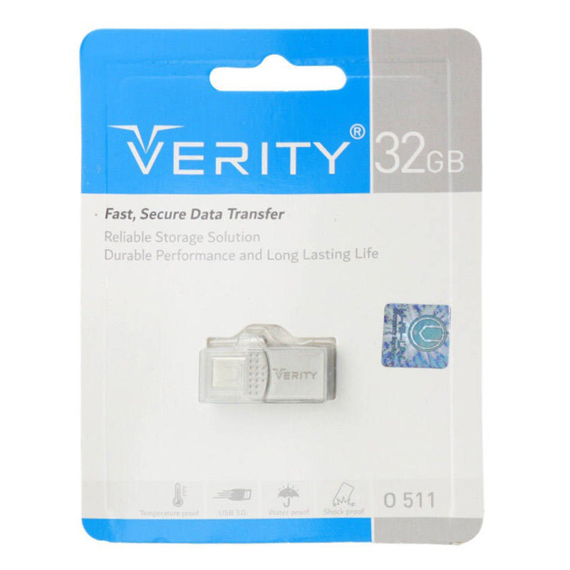 فلش 32 گیگ وریتی Verity O511 Dual Drive OTG Type-C USB3