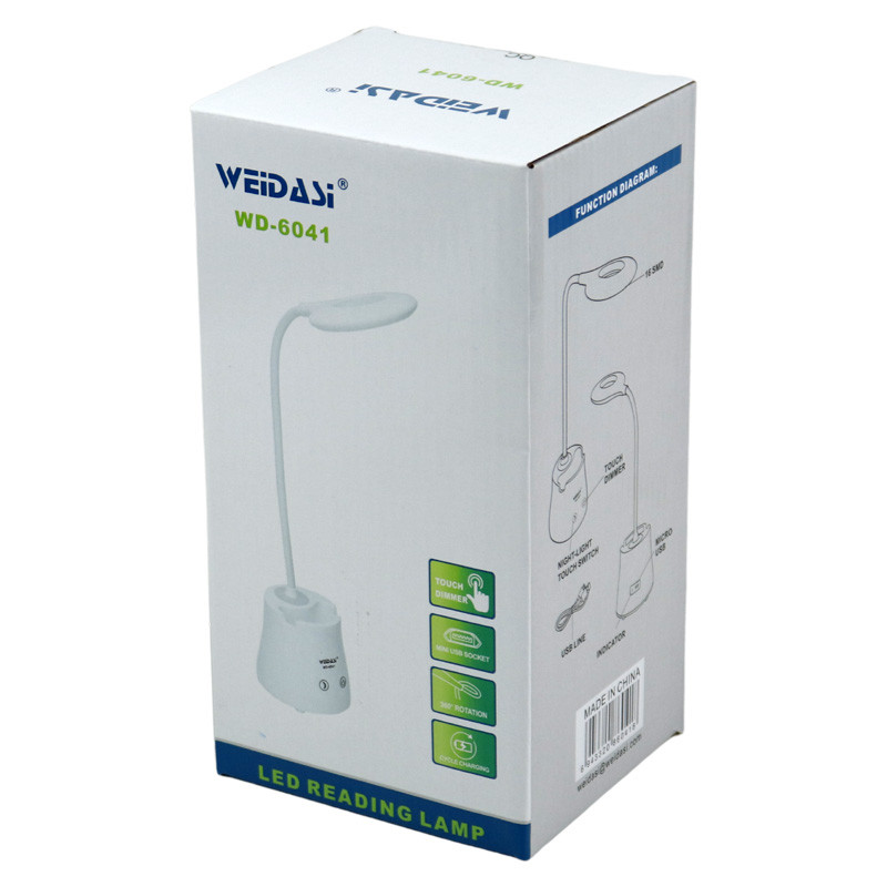 چراغ مطالعه شارژی ویداسی Weidasi WD-6041