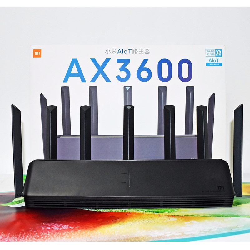 روتر 7 آنتن Xiaomi MiAloT AX3600 ADSL6+ Wifi6 2976Mbps