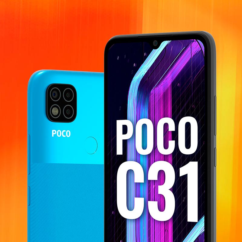 گوشی موبایل شیائومی Xiaomi Poco C31 Dual Sim ظرفیت 32 گیگابایت و رم 3 گیگابایت