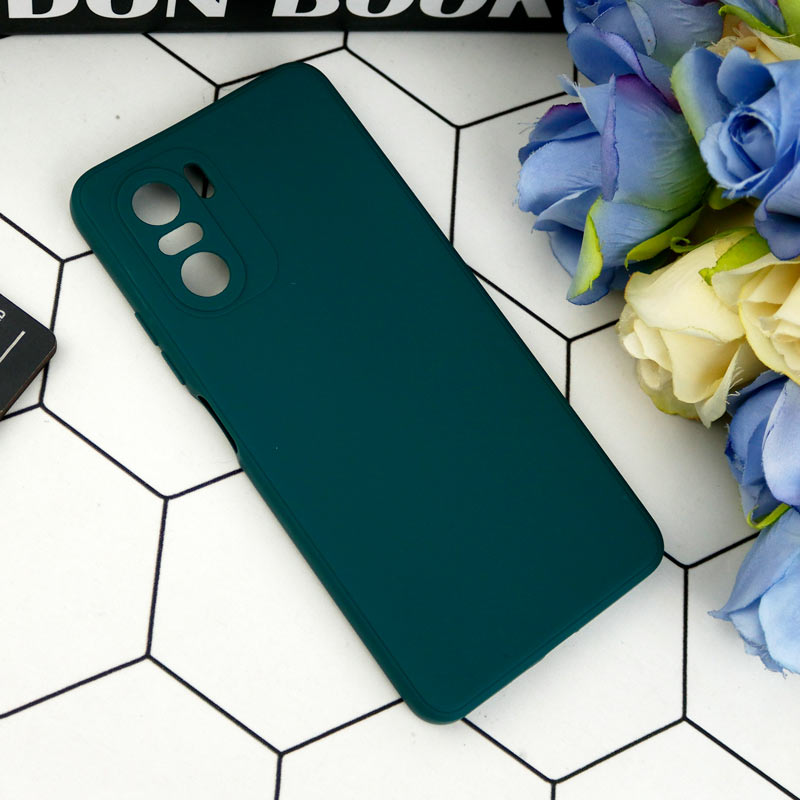 قاب طرح سیلیکونی داخل موکت محافظ لنزدار Xiaomi Poco F3