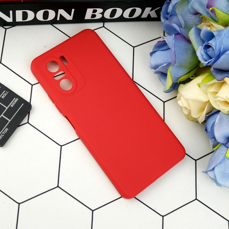 قاب طرح سیلیکونی داخل موکت محافظ لنزدار Xiaomi Poco F3