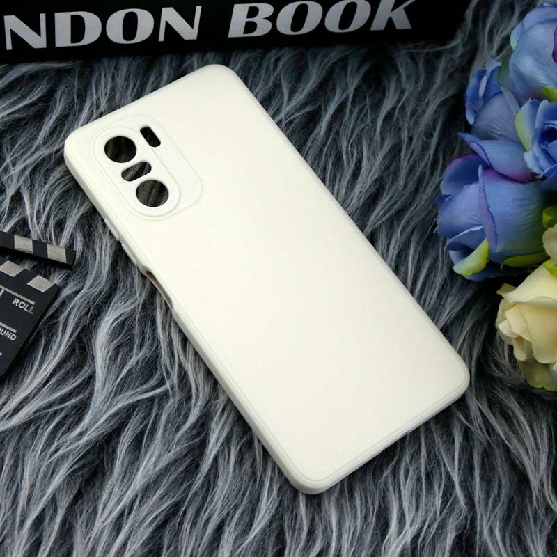قاب طرح سیلیکونی داخل موکت محافظ لنزدار Xiaomi Poco F3