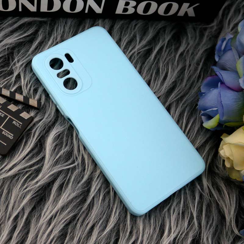 قاب طرح سیلیکونی داخل موکت محافظ لنزدار Xiaomi Poco F3