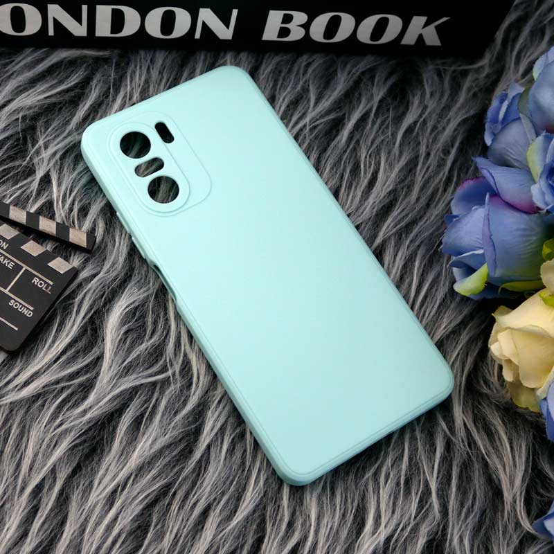 قاب طرح سیلیکونی داخل موکت محافظ لنزدار Xiaomi Poco F3