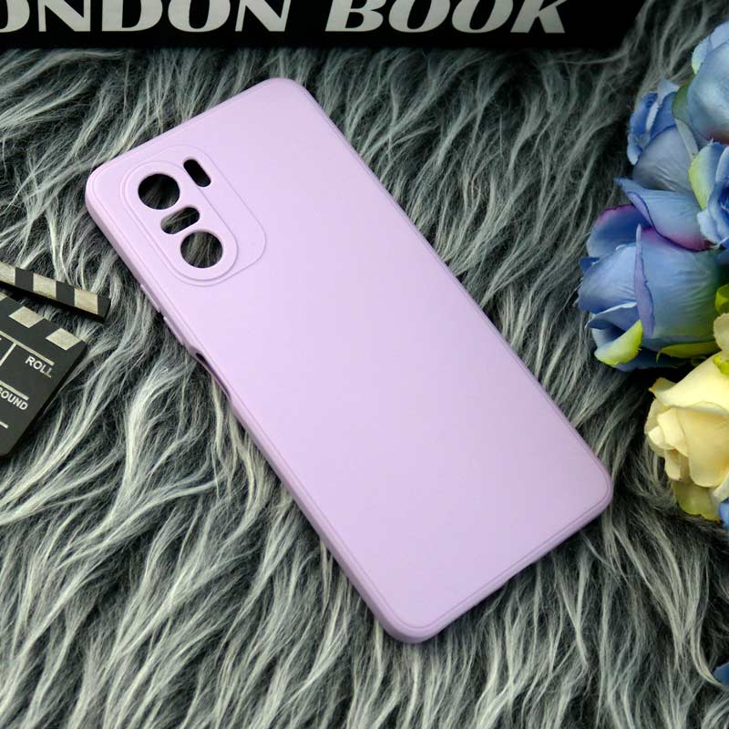 قاب طرح سیلیکونی داخل موکت محافظ لنزدار Xiaomi Poco F3