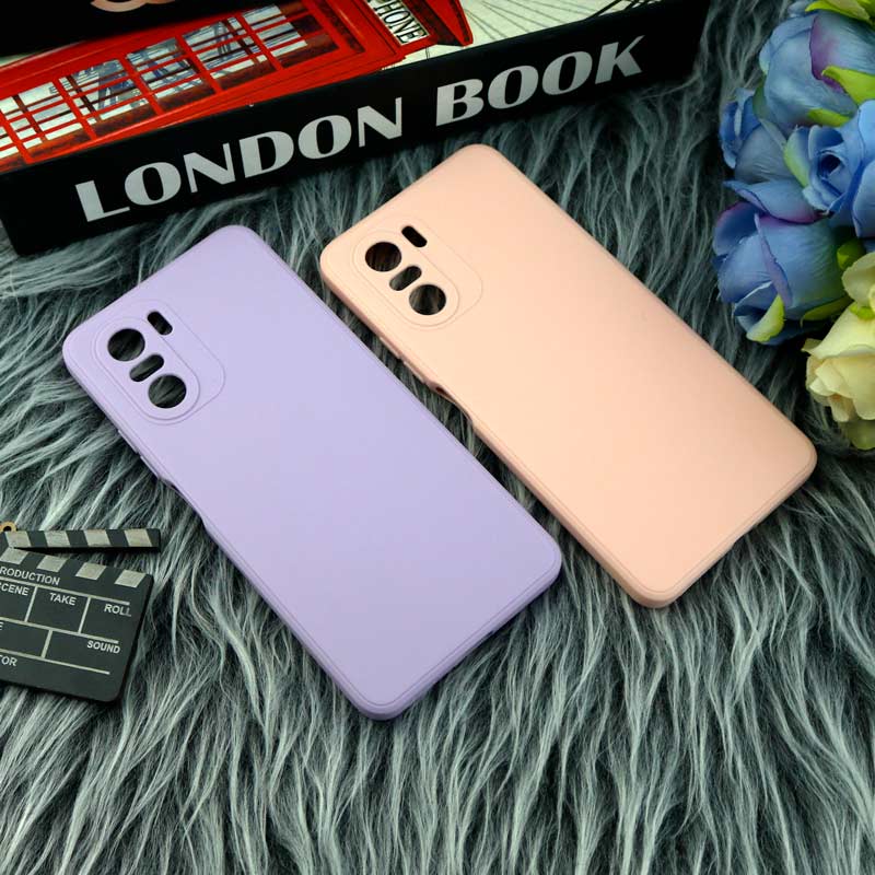 قاب طرح سیلیکونی داخل موکت محافظ لنزدار Xiaomi Poco F3