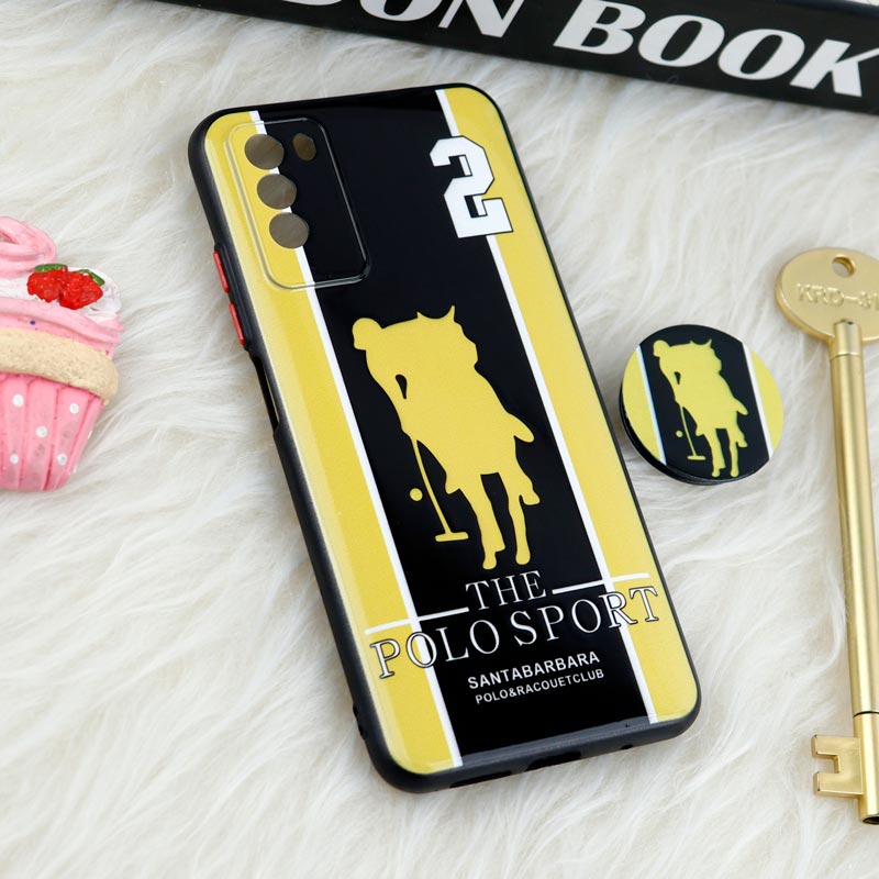 قاب فانتزی طرحدار محافظ لنزدار + پاپ سوکت Xiaomi Poco M3 سری T