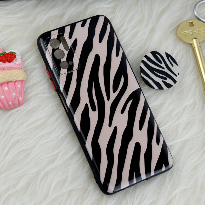 قاب فانتزی طرحدار محافظ لنزدار + پاپ سوکت Xiaomi Poco M3 Pro سری T