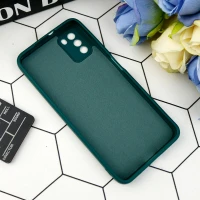 قاب طرح سیلیکونی داخل موکت محافظ لنزدار Xiaomi Poco M3