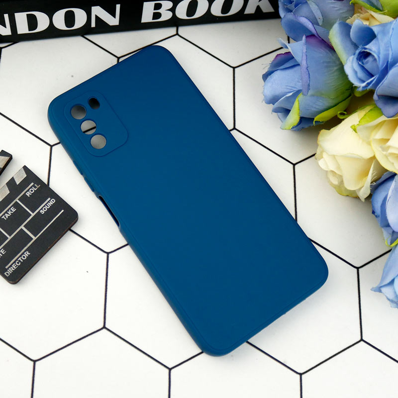 قاب طرح سیلیکونی داخل موکت محافظ لنزدار Xiaomi Poco M3