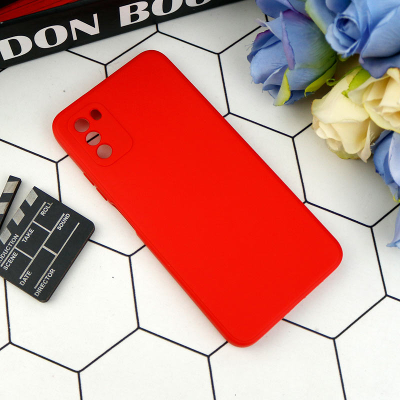 قاب طرح سیلیکونی داخل موکت محافظ لنزدار Xiaomi Poco M3