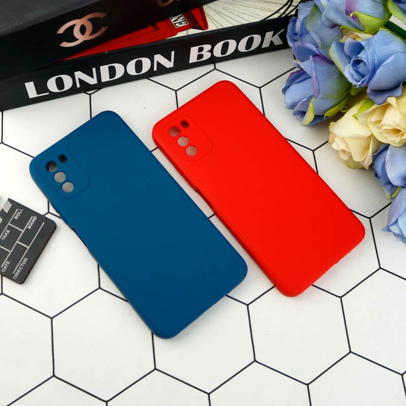 قاب طرح سیلیکونی داخل موکت محافظ لنزدار Xiaomi Poco M3