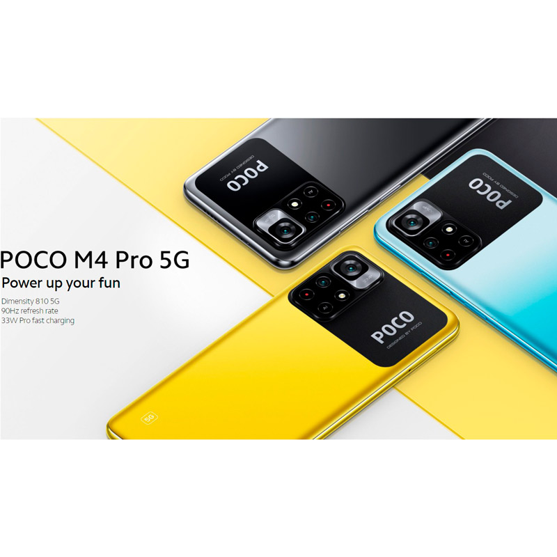 گوشی موبایل شیائومی Xiaomi Poco M4 Pro 5G Dual Sim ظرفیت 128 گیگابایت و رم 6 گیگابایت