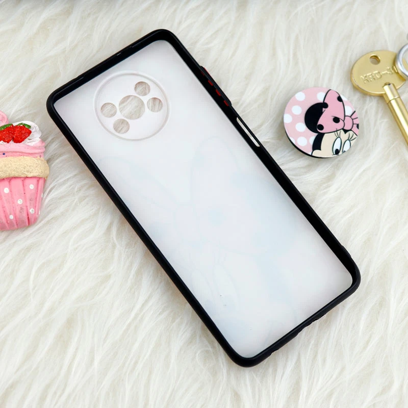 قاب فانتزی طرحدار محافظ لنزدار + پاپ سوکت Xiaomi Poco X3 سری T