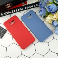 قاب طرح سیلیکونی داخل موکت محافظ لنزدار Xiaomi Poco X3
