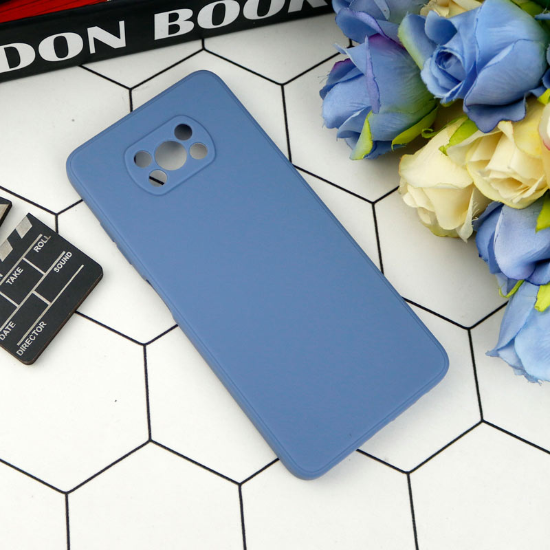 قاب طرح سیلیکونی داخل موکت محافظ لنزدار Xiaomi Poco X3