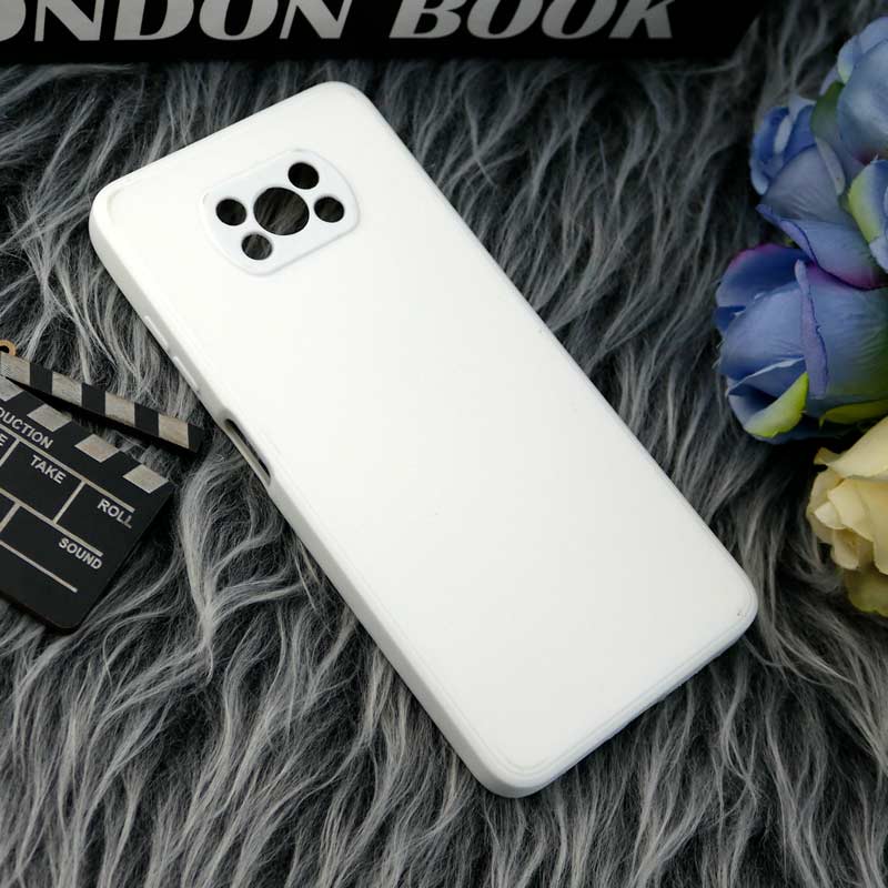 قاب طرح سیلیکونی داخل موکت محافظ لنزدار Xiaomi Poco X3