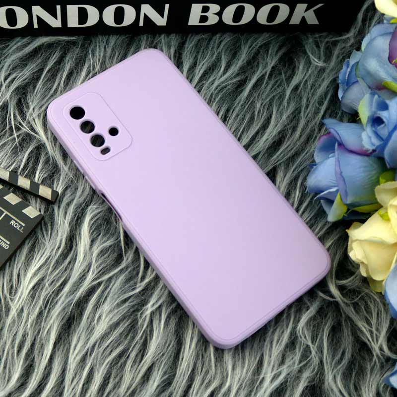 قاب طرح سیلیکونی داخل موکت محافظ لنزدار Xiaomi Redmi 9T