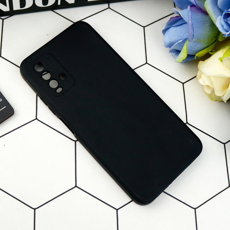 قاب طرح سیلیکونی داخل موکت محافظ لنزدار Xiaomi Redmi 9T