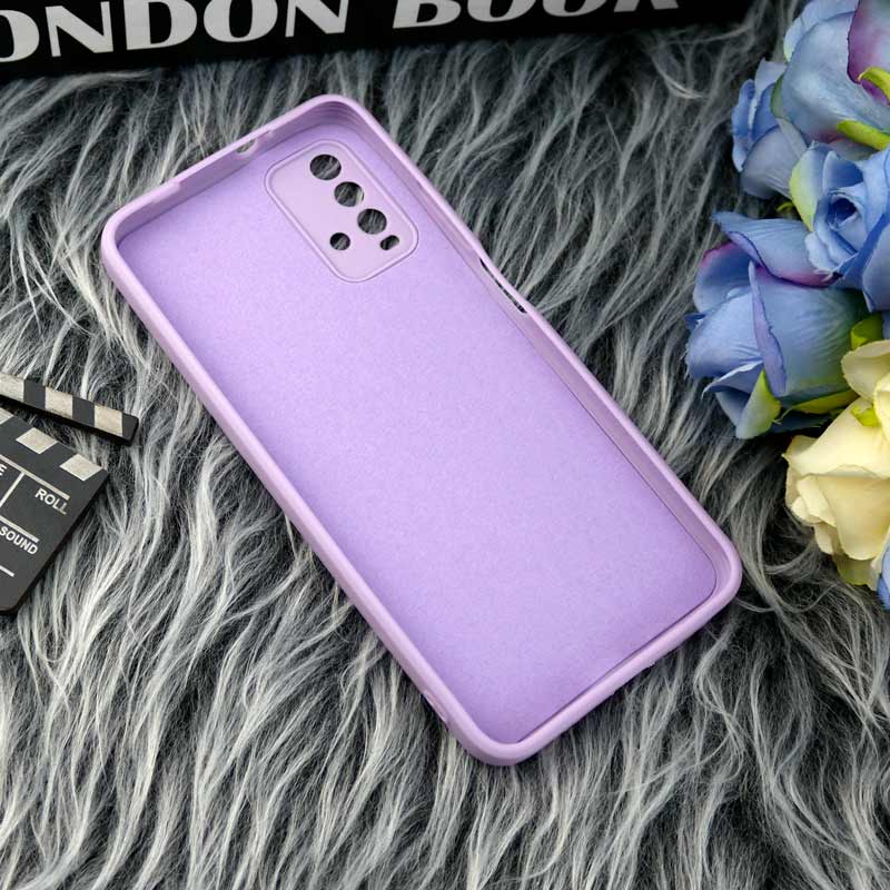 قاب طرح سیلیکونی داخل موکت محافظ لنزدار Xiaomi Redmi 9T