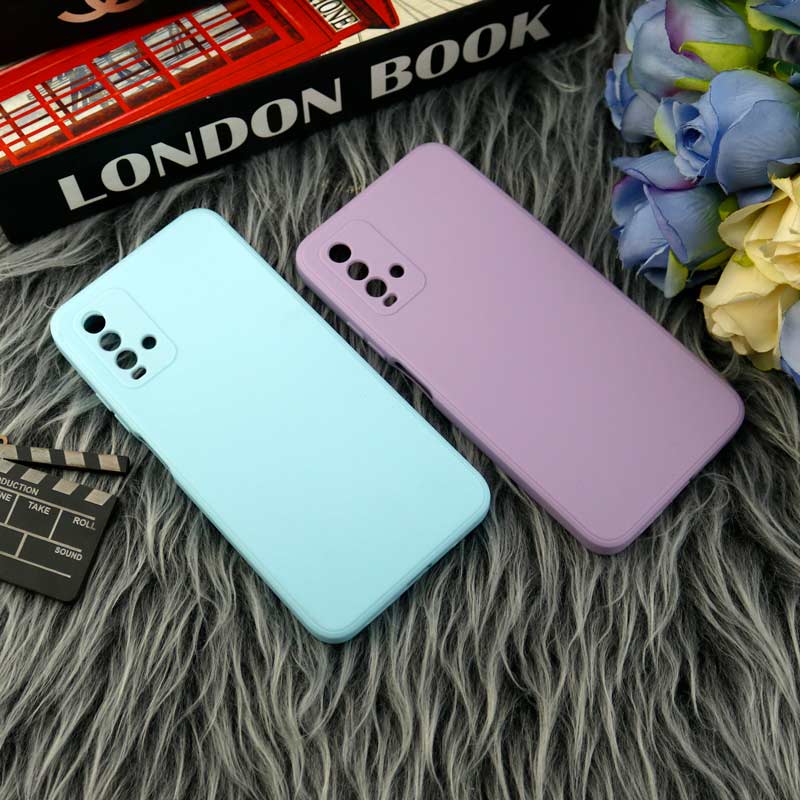 قاب طرح سیلیکونی داخل موکت محافظ لنزدار Xiaomi Redmi 9T