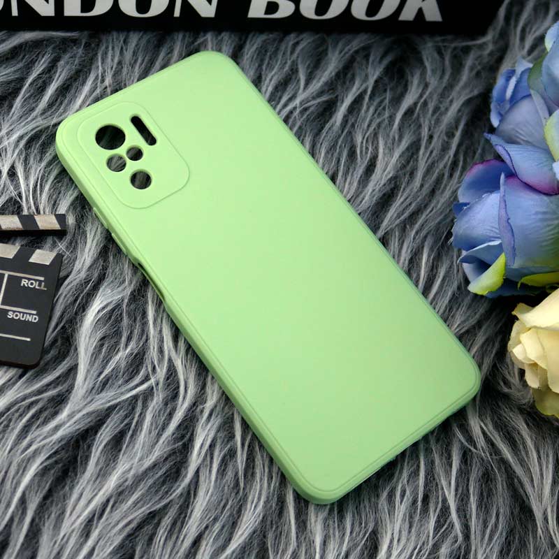 قاب طرح سیلیکونی داخل موکت محافظ لنزدار Xiaomi Redmi Note 10 4G / Redmi Note 10s
