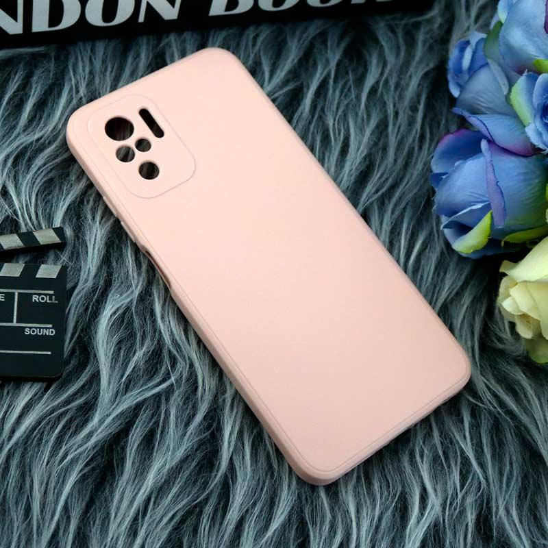 قاب طرح سیلیکونی داخل موکت محافظ لنزدار Xiaomi Redmi Note 10 4G / Redmi Note 10s