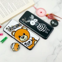 قاب فانتزی طرحدار محافظ لنزدار + پاپ سوکت Xiaomi Redmi Note 10 / Note 10s سری T