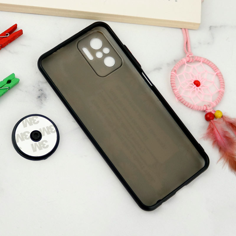 قاب فانتزی طرحدار محافظ لنزدار + پاپ سوکت Xiaomi Redmi Note 10 / Note 10s سری T