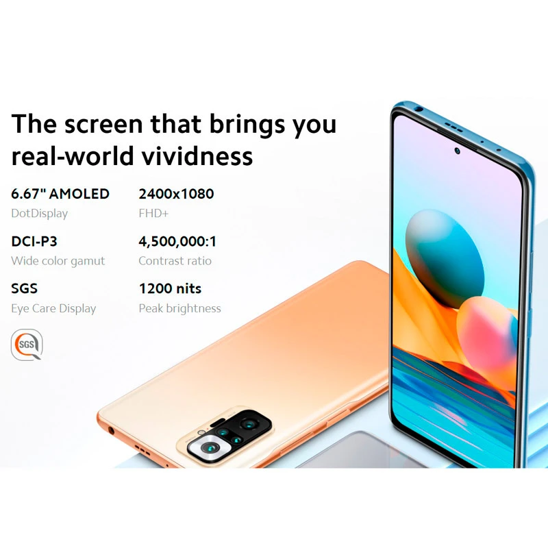 گوشی موبایل شیائومی Xiaomi Redmi Note 10 Pro Dual Sim ظرفیت 128 گیگابایت و رم 6 گیگابایت