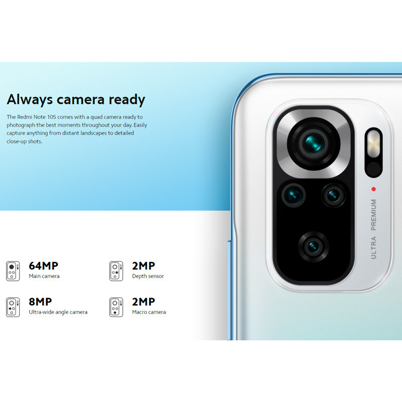 گوشی موبایل شیائومی Xiaomi Redmi Note 10s Dual Sim ظرفیت 64 گیگابایت و رم 6 گیگابایت