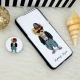 قاب طرحدار محافظ لنزدار کشویی + پاپ سوکت Xiaomi Redmi Note 8 سری F