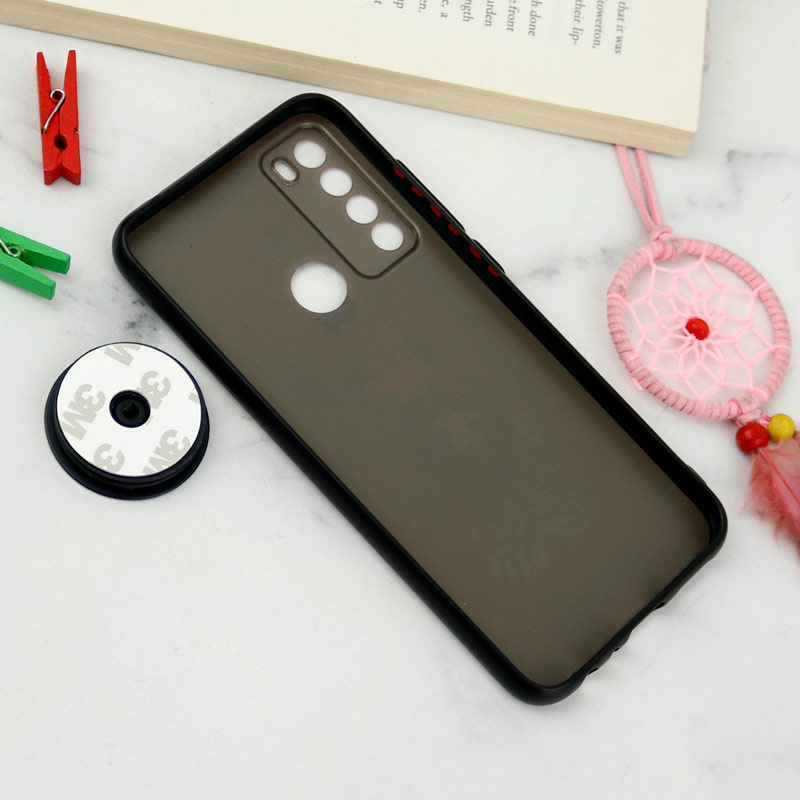 قاب فانتزی طرحدار محافظ لنزدار + پاپ سوکت Xiaomi Redmi Note 8 سری T